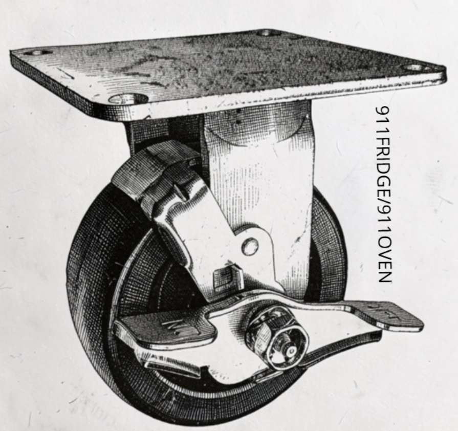 Heavy Duty Plastic Wheel Rigid Brake Caster