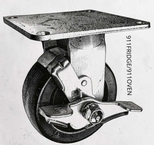 Heavy Duty Plastic Wheel Rigid Brake Caster